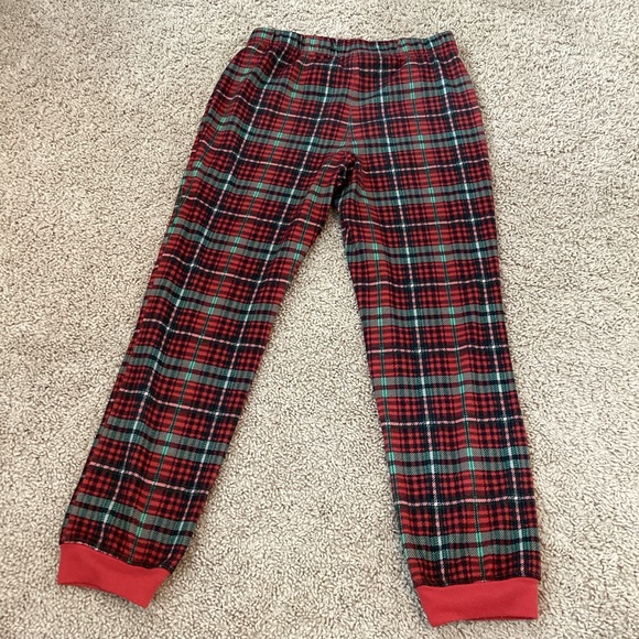 3/$15 🛍️ Cat & Jack red green plaid Christmas holiday pajama pants girls M 7/8 - Picture 2 of 6